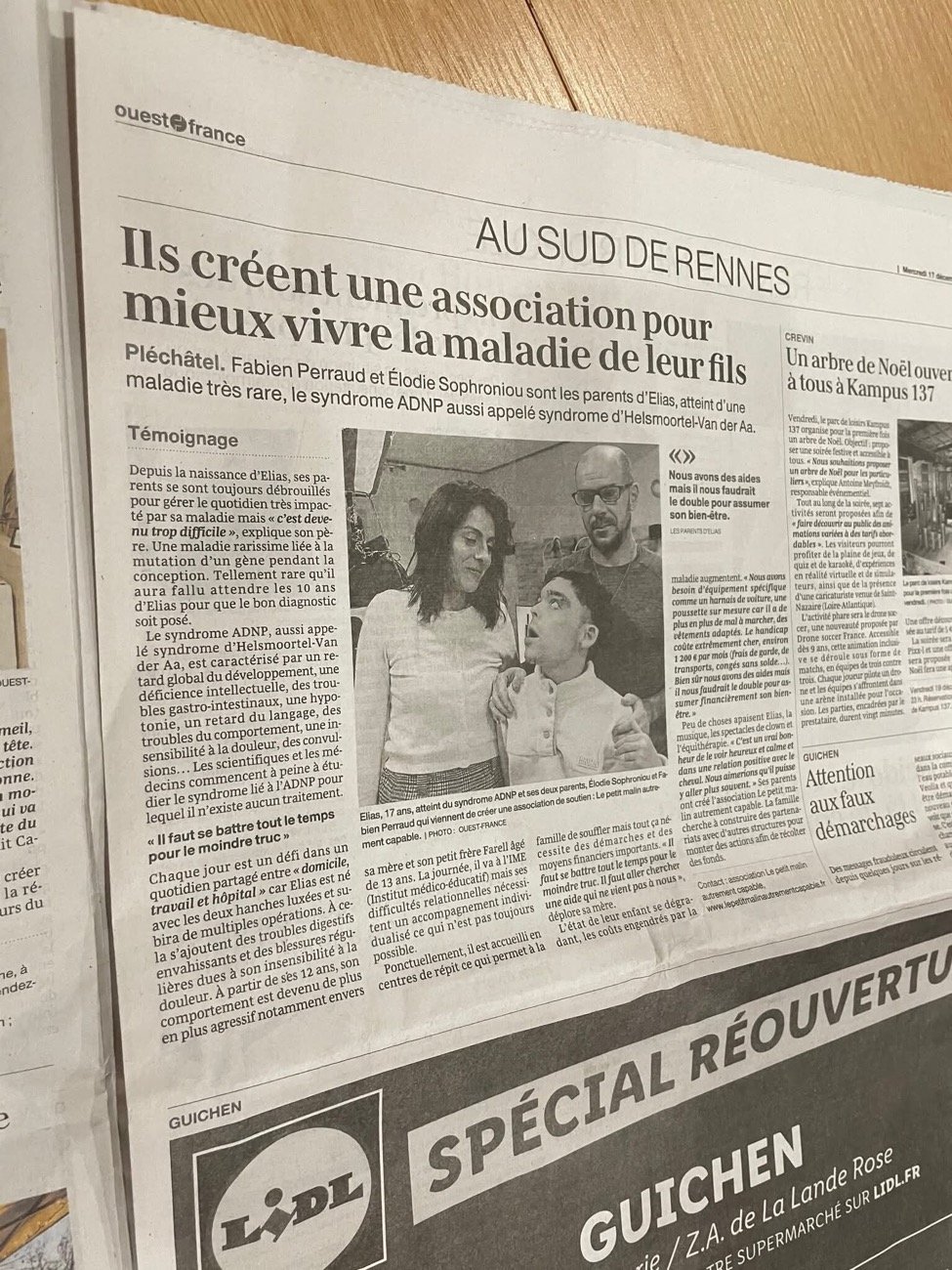 Article Ouest-France